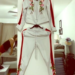 2 piece sweater pants Red fox